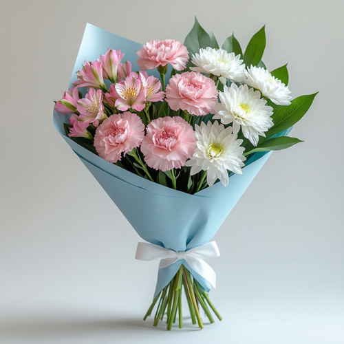 "Розовый этюд". Букет сборный