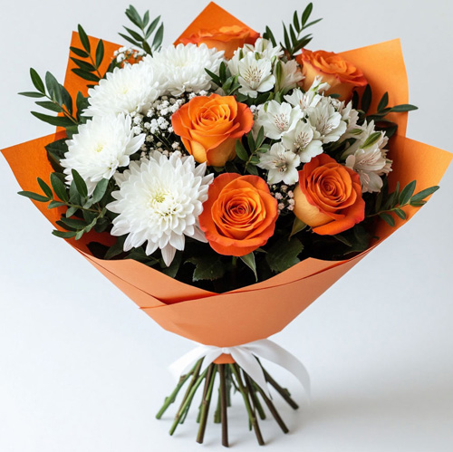 "Солнечный акцент". Букет сборный