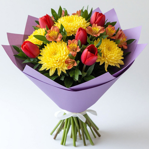 "Калейдоскоп тепла". Букет сборный