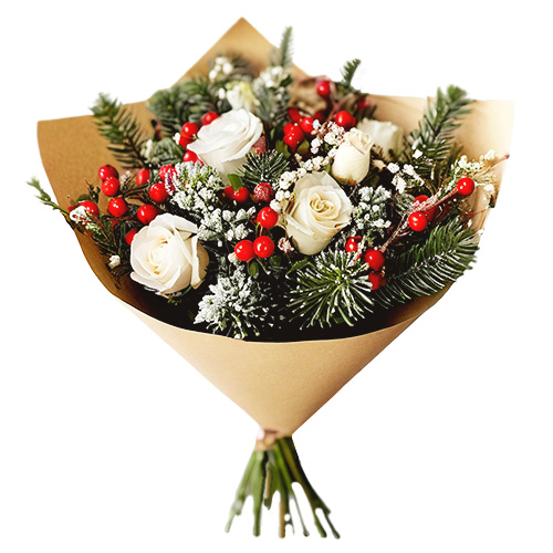 "Лесная нежность". Букет зимний