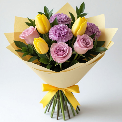 "Солнечные блики". Букет сборный